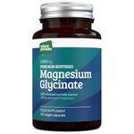 Magnesium Glycinate TRAACS (Bisglycinate) 2400mg - 120 Vegan Capsules, 100% Pure, No Fillers/Buffers, Chelated, Highly Bioavailable, Muscle & Sleep Support, Stress Relief, UK Made by Nature Provides