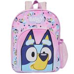 Bluey Backpack Kids School Bag Childrens Boys & Girls Nursery Rucksack - Pink