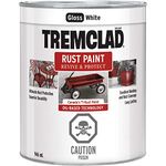 Tremclad Oil-Based Rust Paint in Gloss white 946ml