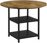 HOMCOM Round Dining Table for 4-6 P