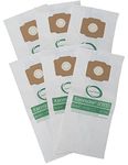 (6) 6 Gallon Allergy Central Vacuum Bags For Beam, Eureka, Electrolux, Star-Brute, Kenmore, Mastercraft, Frigidaire, Heatilator, Nutone, Aggresor, Astrovac, Husky, Star-Brute, Broam, Cyclovac, Dynavac