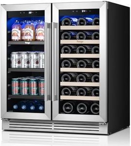 Yeego 30 Inch Wine and Beverage Refrigerator with 80 Can and 33 Bottle