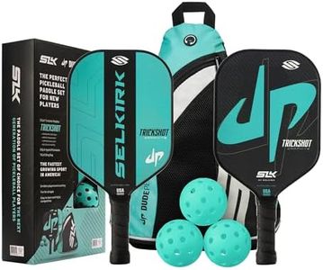 2024 Selkirk Dude Perfect Trickshot Pickleball Paddle Bundle | G4 Graphite Pickleball Paddle Face | Rev-Core+ Technology with SpinFlex Surface | Redesigned for Performance and Control |