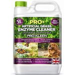 Pro-Kleen ProBio Artificial Grass Cleaner Probiotic Based Deodoriser Odour Eliminator 5L Non-Toxic Cruelty-free Pet Friendly. Fresh Cut Grass fragrance. Naturally derived Probiotic Cleaning (Lavender)