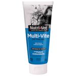 Nutri-Vet Multi-Vite Multivitamin Paw Gel for Cats, Daily Vitamin and Mineral Support, Overall Cat Wellness, Tasty Salmon Flavor, 3 oz