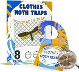 Plai 8 Pack Clothes Moth Traps for 
