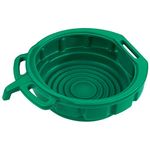 Lumax LX-1631 Green 3.75 Gallon Plastic Oil Drain Pan