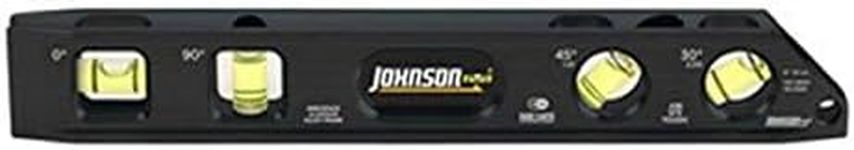 Johnson Level & Tool 1411-0900 Magnetic Billet Torpedo Level, 9", Black, 1 Level