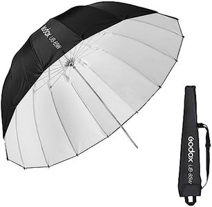 Godox UB-85W 33.5in/85cm Parabolic Reflective Umbrella, Black White Photography Umbrella with Carry Bag Portable for Vedio Studio Shooting Speedlite