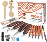 Wood Carving Kit 22PCS Wood Carving