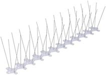 Skycabin 48CM X 10Pack Stainless Steel Bird Spikes Bird Deterrent Spike Fence to Keep Seagull Sparrow Woodpecker Crow Blackbirds Away from Garden Balcony Roof Window