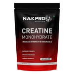 NAKPRO Micronised Creatine Monohydrate Powder 250g, Unflavoured | 3g Creatine/Serving | Trustified Certified | Rapid Absorption Pre/Post Workout Supplement for Muscle Repair & Recovery