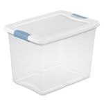 Sterilite 14958006 25 Quart/24 L Latching Box with Lid (6 Pack)