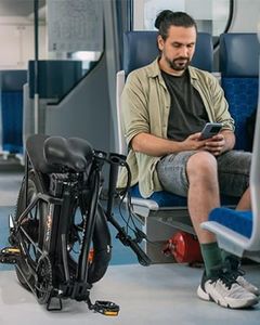 HillMiles MilePort 1 Folding Electric Bike – Compact, Lightweight