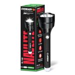 Eveready Navlite DL140, Rechargeable 2W Torch + 1W Emergency Tail Light, Metallic Finish, Type B/Micro USB Charging, Overcharge Protection, Powered by BIS Certified Li-ion Battery