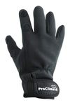 Pro Climate BLACK NEOPRENE FISHING HUNTING SHOOTING GLOVES FOLD BACK FINGERS (Medium/Large)