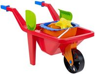 URBN-TOYS 6 Piece Wheelbarrow Set