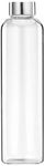 Amazon Brand - Solimo Borosilicate Glass Water Bottle, (Transparent, 750 ml, 1 Piece)