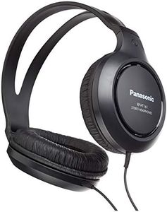 Panasonic RP-HT161E-K Hifi-Kopfhörer - 2 m langes Kabel, 10-27.000 Hz, 30 mm Wandler, schwarz
