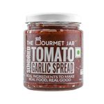 The Gourmet Jar Sundried Tomato Garlic Spread 190g| 100% Natural & No Preservatives| Add to pasta, use in sandwiches & burgers and also enjoy with idli-dosa, roti-parantha, pulao| Pack of 1