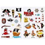 10 Sheets Pirate Stickers Fun Pirat