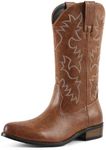 femflame Cowboy Boots for Men Round