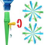 20 Pack Multi Caliber Self Watering Spikes for Plant,Adjustable Plant Dripper,Plant Watering Inserts for Garden,Vacation Plant Waterer Indoor & Outdoor Drip Irrigation