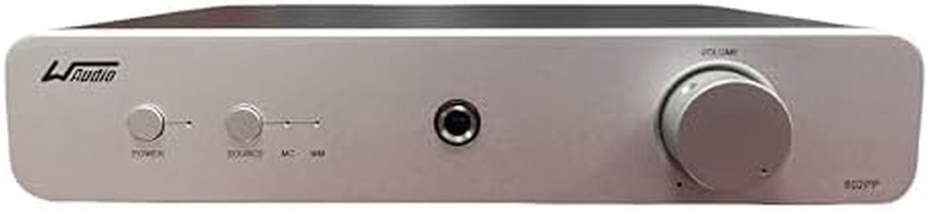 WAudio High Fidelity Phono Preamplifier for MM/MC Turntables (Silver)