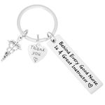 Kivosliviz Nurse Preceptor Keychain Gifts for Women Men Male Nurse Teacher Gifts Nursing Clinical Instructor Appreciation Best Nurse Professor Jewelry Clinical Instructor Keychain, Stainless Steel,