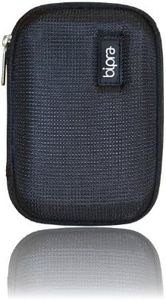 BIPRA - Custodia per Disco Rigido Esterno WD/Seagate/Toshiba/Clickfree da 2,5" (6,35 cm) Nero Nero