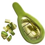 Avocado salad Stainless Steel Chunks scoop Slicer Cuber and Dicer Chopper knife Remove Pit Safety,pitter coop Slice and maker peeler Kitchen Gadget Tool