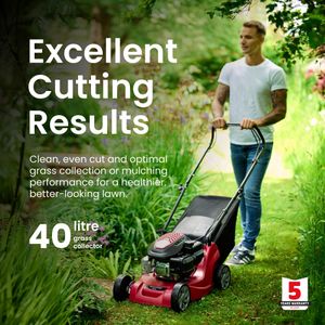 Mountfield SP41 Petrol Lawnmower – 39cm Self-Propelled Mower