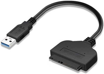 7xinbox USB 3.0 SATA III - Cable Adaptador de Disco Duro SATA a USB 3.0 para Disco Duro UASP, 2,5"/1,8 Pulgadas SATA/SATA2.0/SATA3.0