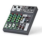Asmuse 4 Channel Audio Mixer, Porta