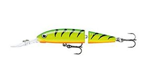 Rapala Jointed Deep Husky Jerk 12 Fishing Lure, Fire Tiger, 4-3/4-Inch