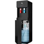 Avalon Bottom Loading Water Cooler Dispenser, Hot/Cold, Child Safety Lock, UL/Energy Star Approved- Black