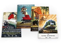 Railway Trains 4 X Fridge Magnets (B)