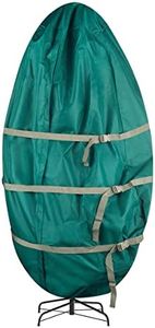 Tiny Tim Totes 83-DT5582 Premium Upright Christmas Tree Canvas Storage Cover Bag | 7.5 FT | Green, Foot