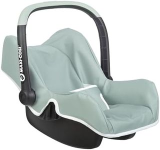 Smoby- Maxi Cosi Asiento Muñeco Bebé, Verde Salvia, para Muñecos de hasta 42cm (7600240238)
