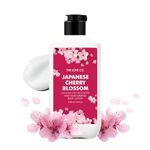 THE LOVE CO. Japanese Cherry Blossom Body Lotion - Nourishing Moisturizer Cream for Dry Skin - Suitable for Men and Women with Jojoba Oil, Shea Butter & Vitamin E - 250ml