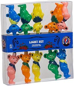 Grateful Dead Kurt Adler UL 10-Light Bears Light Set (GD9141)