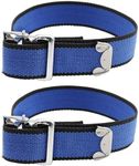 2PCS Leg Band Straps, Drywall Stilt Replacement Part Stilts Straps, Nylon Adjustable Leg Fixation Strap Kit, for Street Performance, Home Improvement, High Wall Painting,Blue