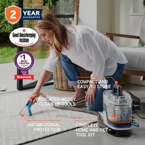 Vax SpotWash Duo Carpet Cleaner – White/Blue Stain Remover