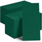 Disposable Dinner Napkins Green Paper, [300 Pack] 12" x 17" 2-Ply Quilted Colored Green Napkins For Wedding, Reception, Party Or Event