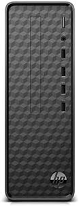 HP Slim Tower 12th Gen Intel Core i3-Processor:Intel Core i3-12100 (16GB RAM/512GB SSD/Black Wired Keyboard & Mouse/Intel UHD Graphics 730/Windows 11/MS Office 21/Dark Black), S01-pF2001in