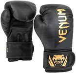 Venum Razor Boxing Gloves - for Kids - Black/Gold, 4 oz