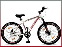 CAYA Fueled 24T Cycle for Kids with Anti Slip Pedals/MTB Mountain Bike with Double Wall Alloy Rims/Front Suspension Single Speed Bicycle for Boys and Girls/Bicycle Ideal for 9+ yrs -(White)