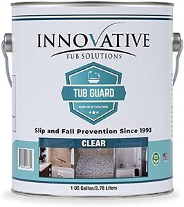 Tub Guard Non Slip Clear Bathtub and Shower Grip Textured Water Based Coating for Bathtubs to Prevent Slips and Falls - Environmentally Friendly Low Odor Fast Drying