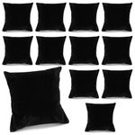 12-Pack Bracelet Pillow Display, Velvet Jewellery Display Pillow, Black, 7.6 x 7.6 cm