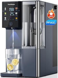 VonWater CT910H Reverse Osmosis Water Filter Countertop, 3S Instant Hot RO Water Filtration System, 7-Stage Water Purifier with Removable Pitcher, NSF/ANSI 372, Reduce TDS PFAS, No Installation